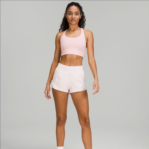 Lululemon STRAWBERRY MILKSHAKE Hotty Hot High Rise Short 2.5” - Picture 2 of 6
